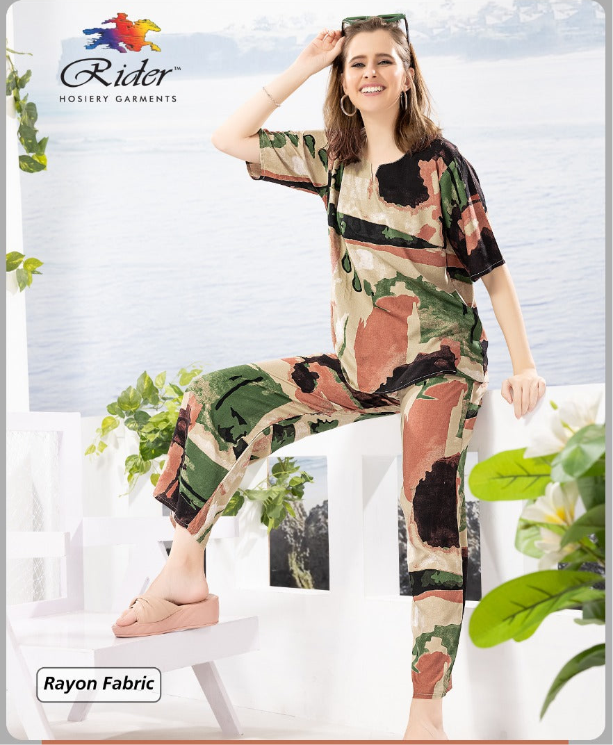 Women’s Rayon Pijama Suit