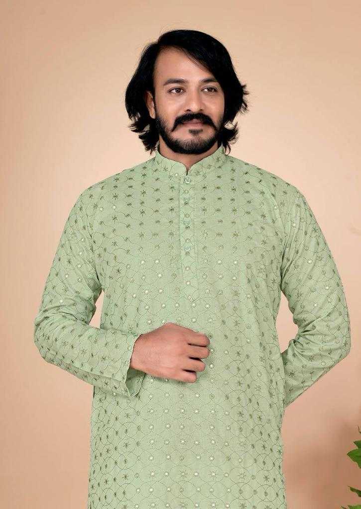 Men's Traditional Raymond Cotton Kurta Set Heavy Magic Cotton Kurta
