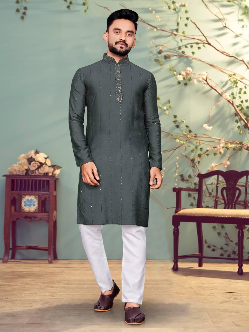 Men’s Traditional Sibori Kurta set