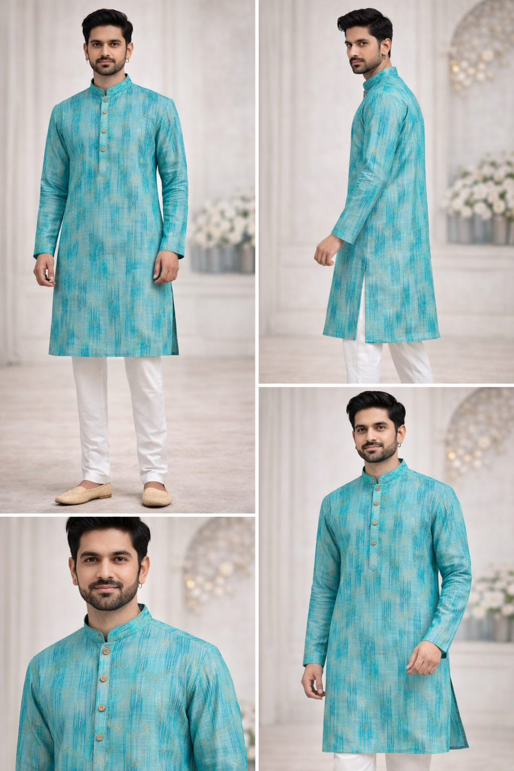 Men’s Firozi Blue Kurta