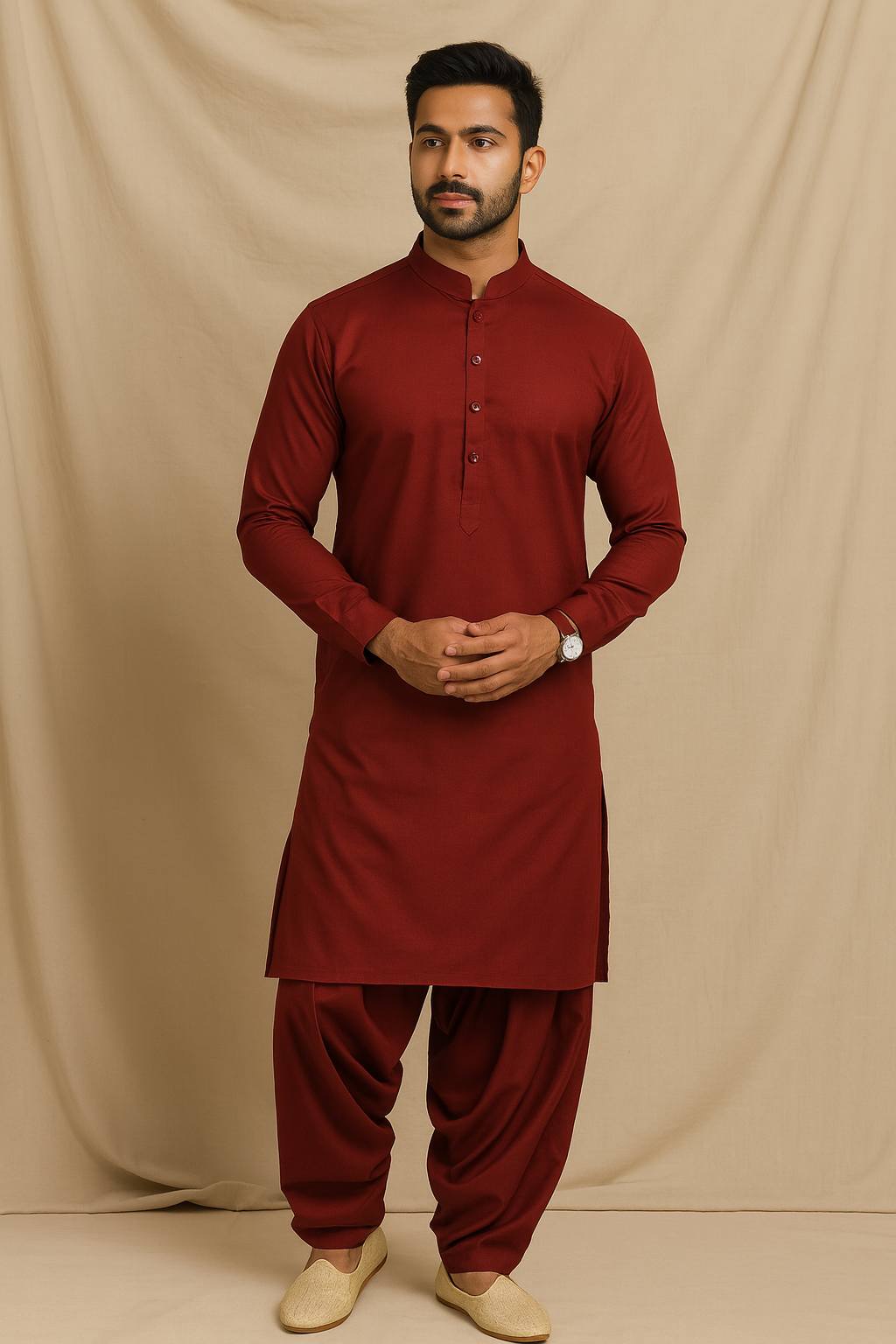 Ruby Royale Men's Patiala Kurta Set - Men's Ethnic Wear