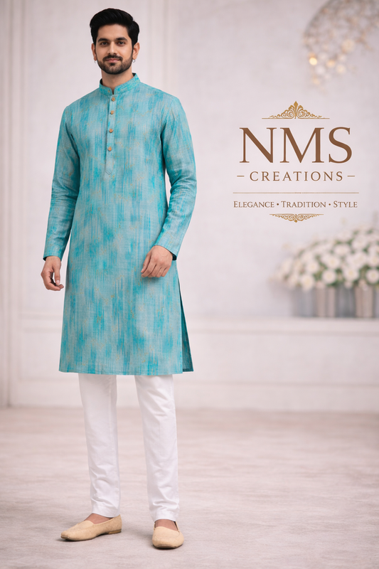 Men’s Firozi Blue Kurta