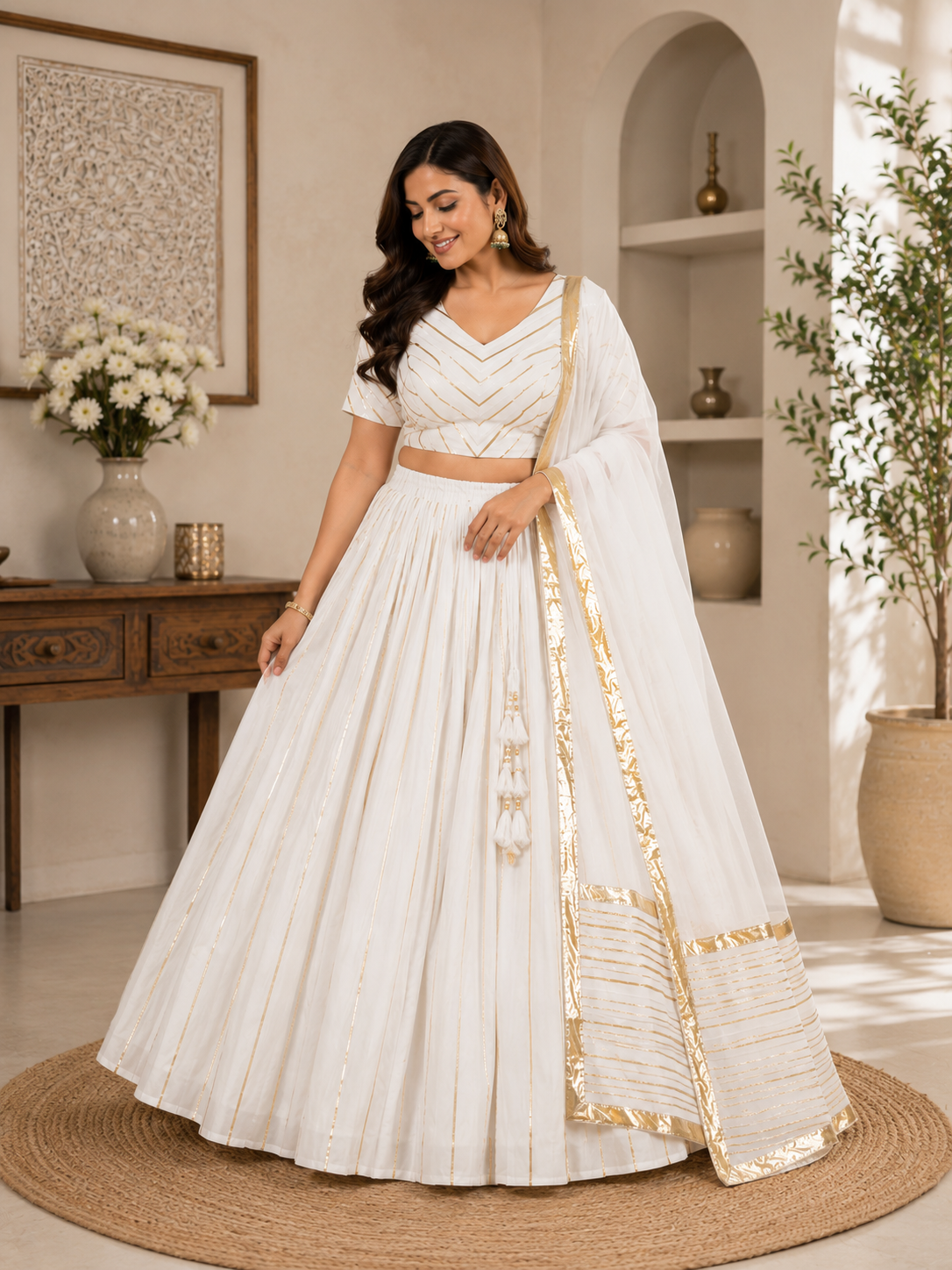 Lehenga Choli Set with Dupatta for Women