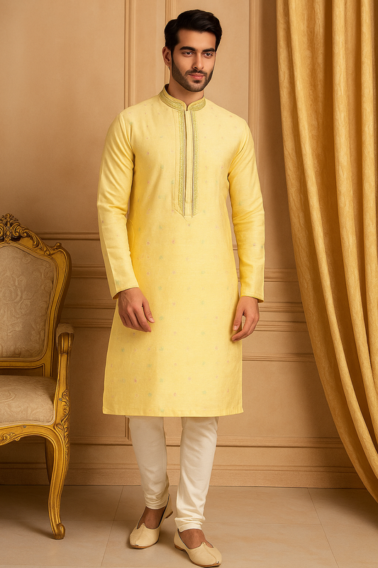 Royal Embroidered Festive Men’s Kurta