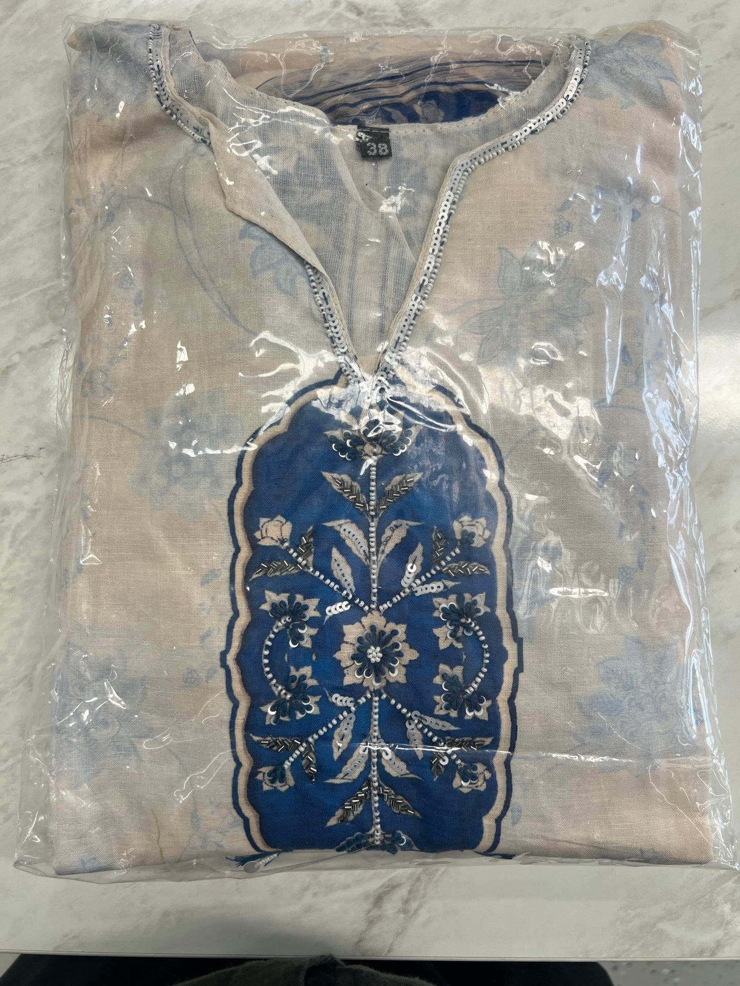 Off white designer salwar suit