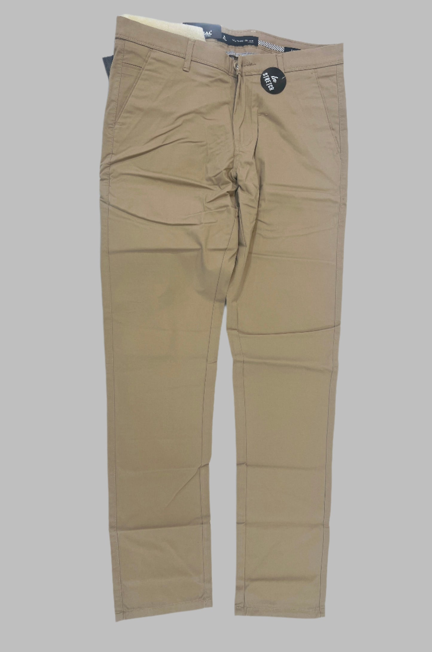 Khaki beige Nero cotton chinos – garment detail