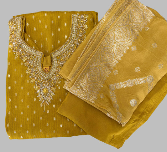 Golden Yellow Designer Salwar Suit