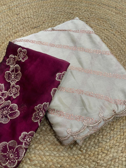 Moss Chiffon Pattern Saree