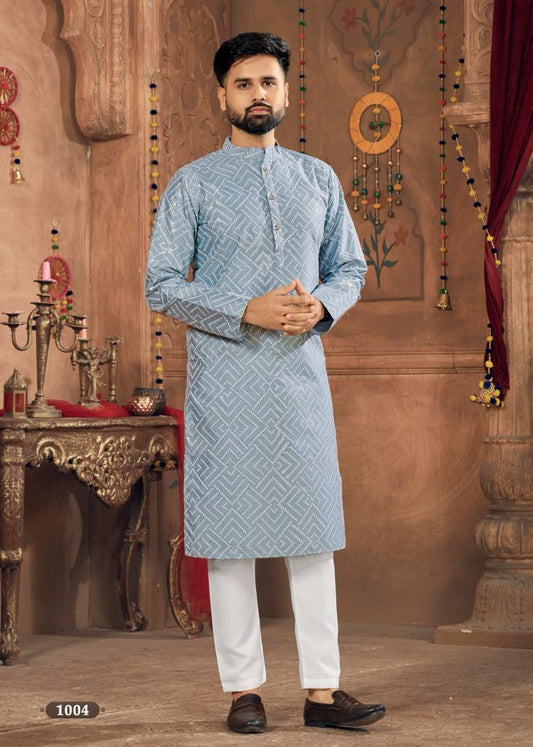 Men’s Traditional Royal V-8 Kurta set