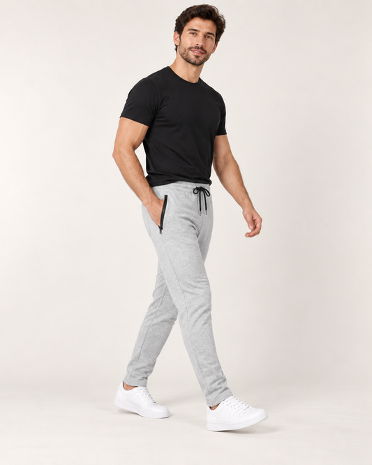frost gray P004 sweatpants side view