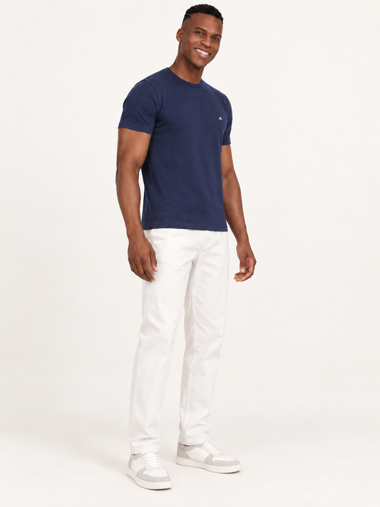 Go Relax P051 Navy Blue T-Shirt – angled view