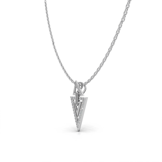 Geometric Triangle Pendant LWPD-0329