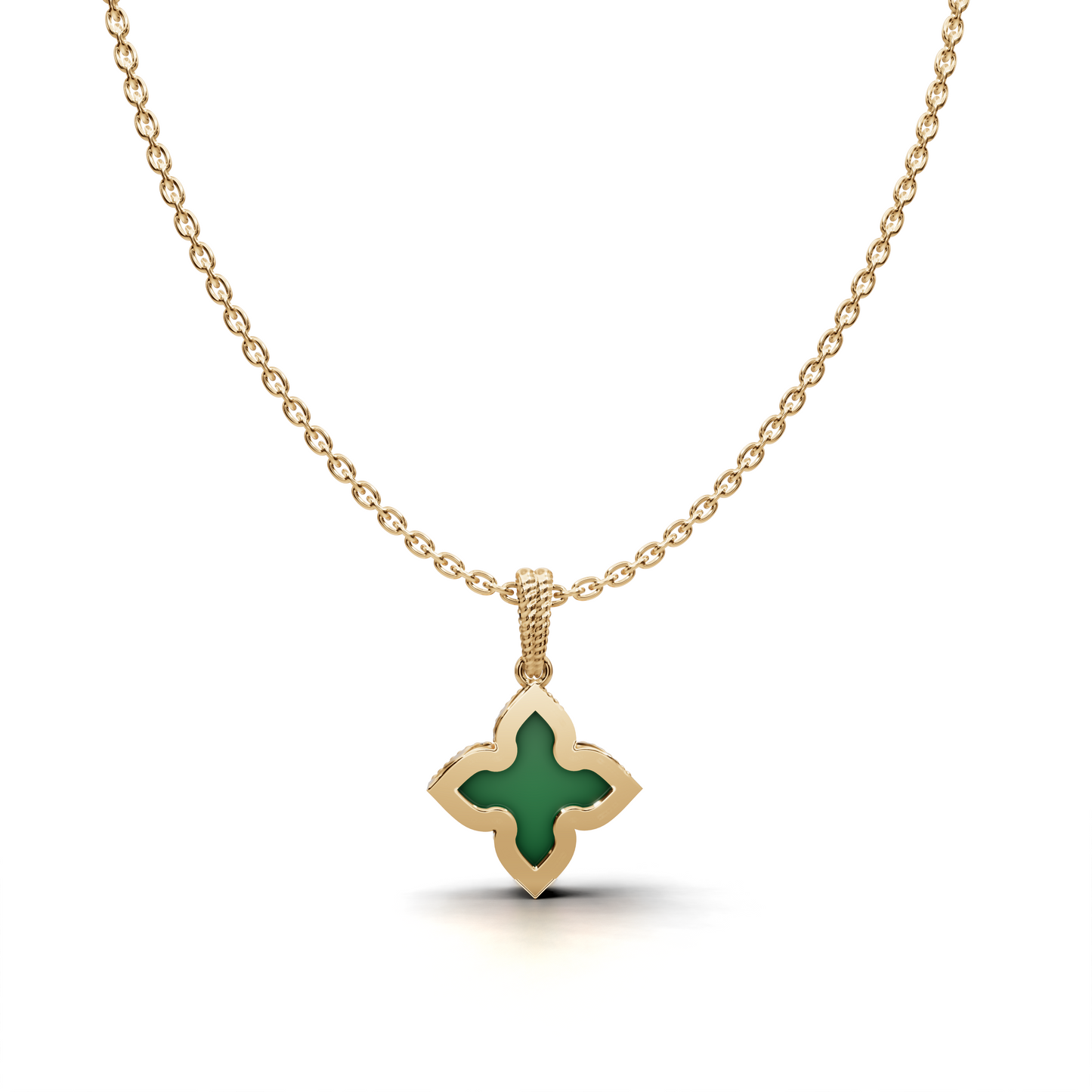 Four-Leaf clover-shaped Pendant - LWPD-0325