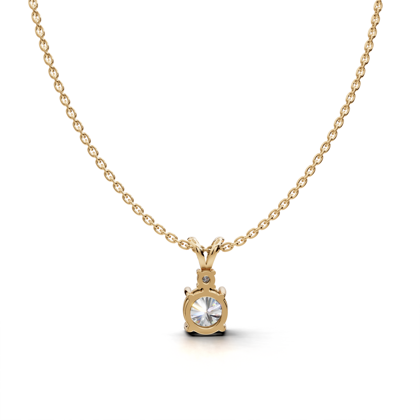 Solitaire Diamond Pendant - LWPD-0317