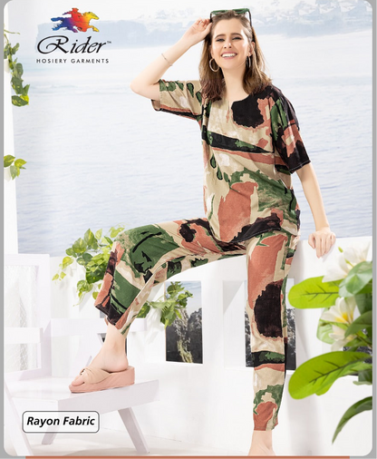 Women’s Rayon Pijama Suit