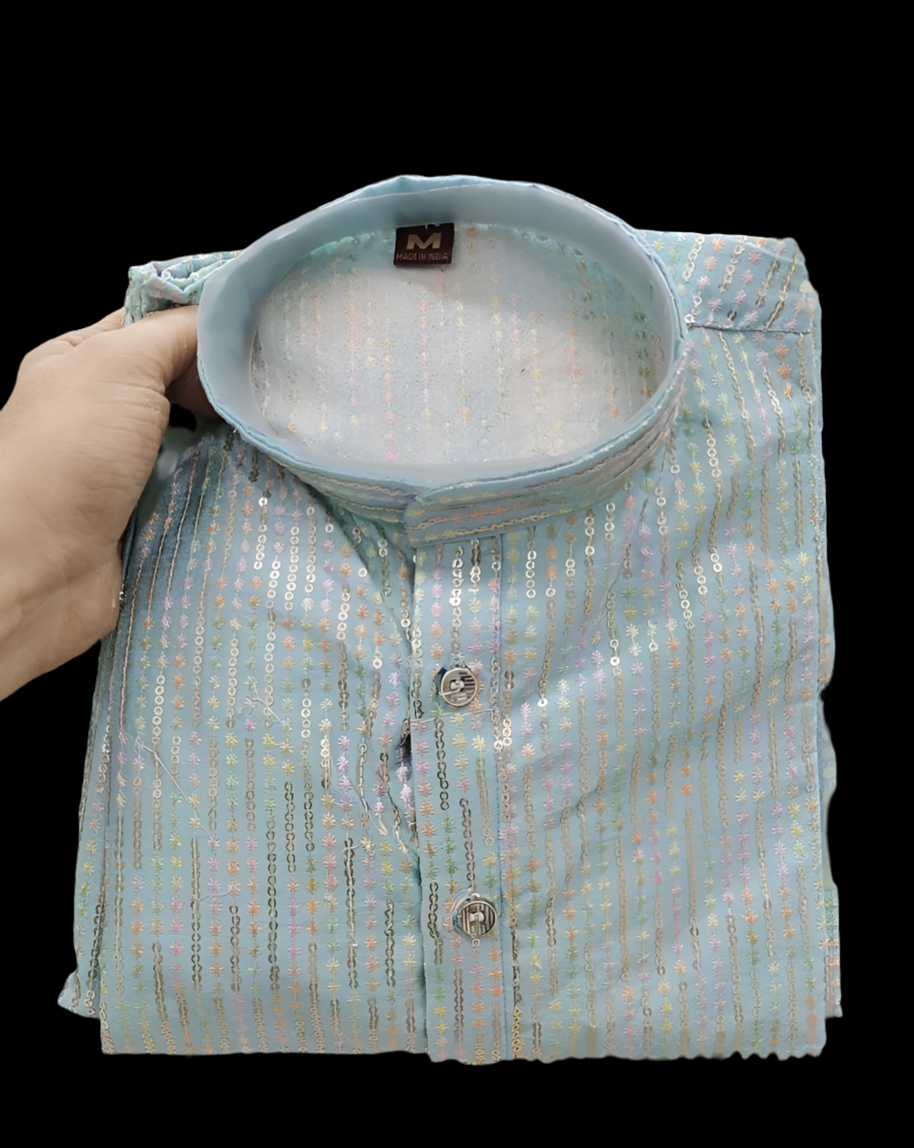 Men’s Traditional Royal Men V-10 Party Wear Kurta