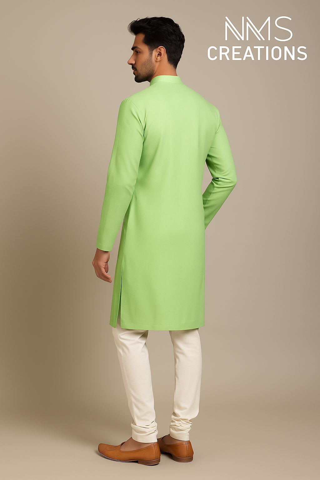 Pista Green Pure Cotton Kurta – Elegant & Comfortable for Summer and Festive Wear
