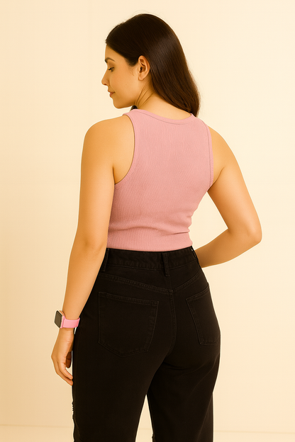 Urban Edge Scratch-Washed Jeans for Women