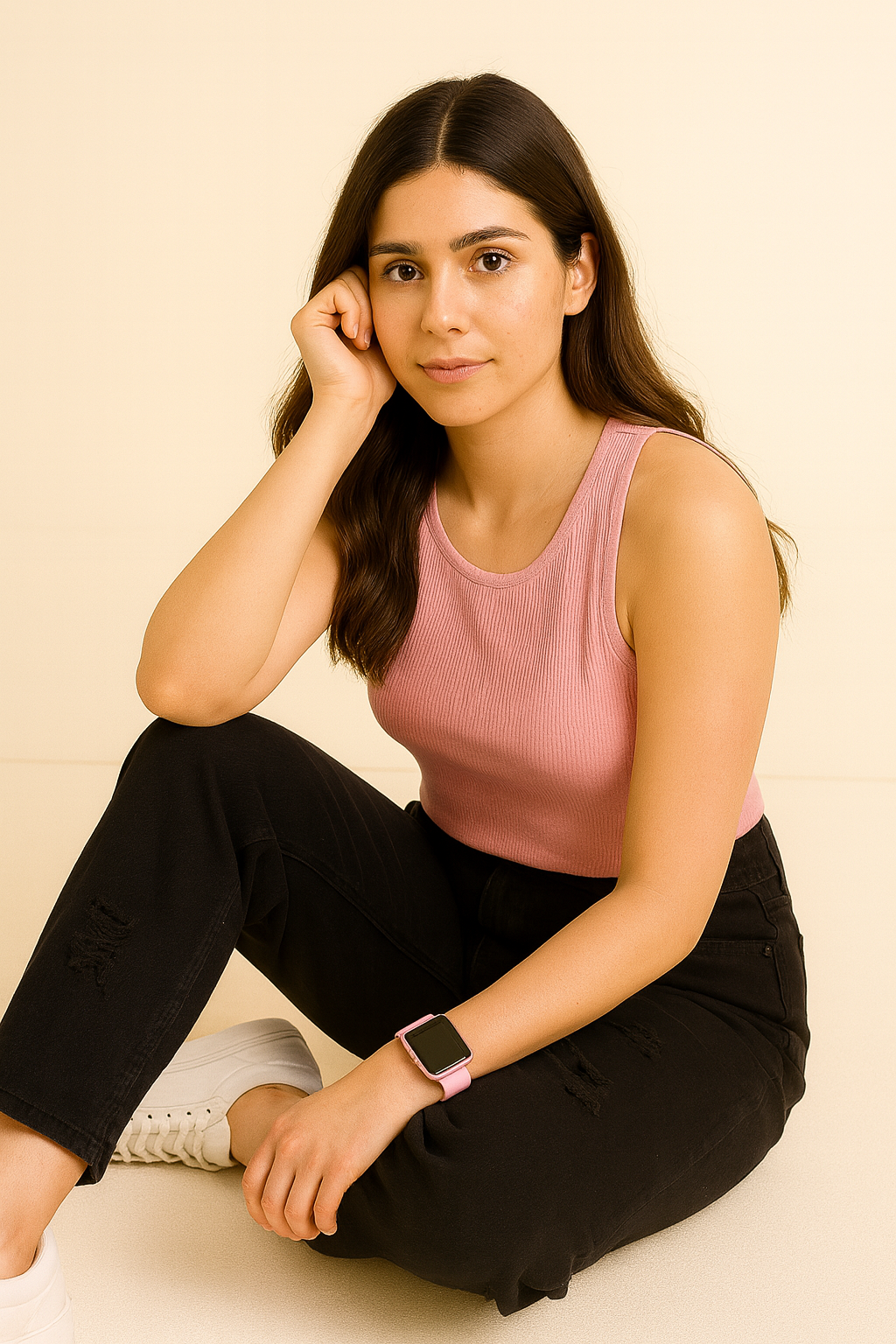 Urban Edge Scratch-Washed Jeans for Women