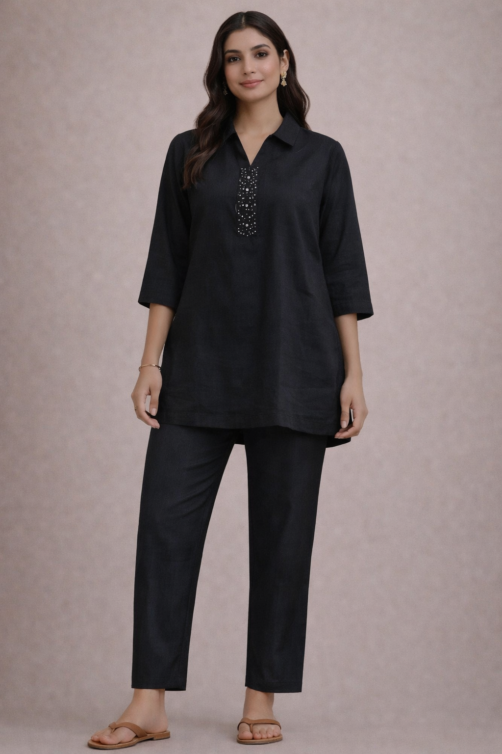 Midnight Black Co-Ord Set