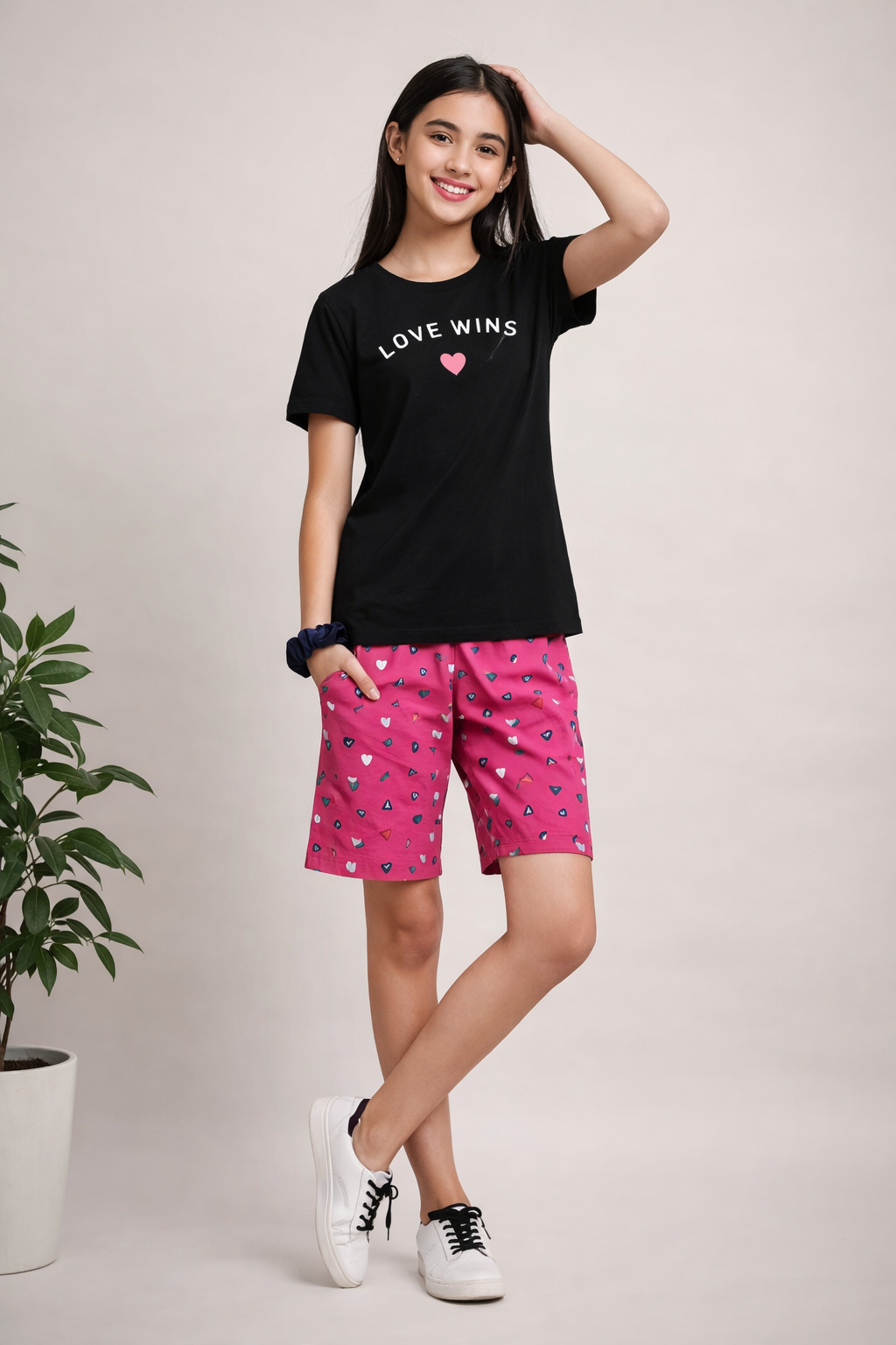 Girls Night Suit - Shorts Set