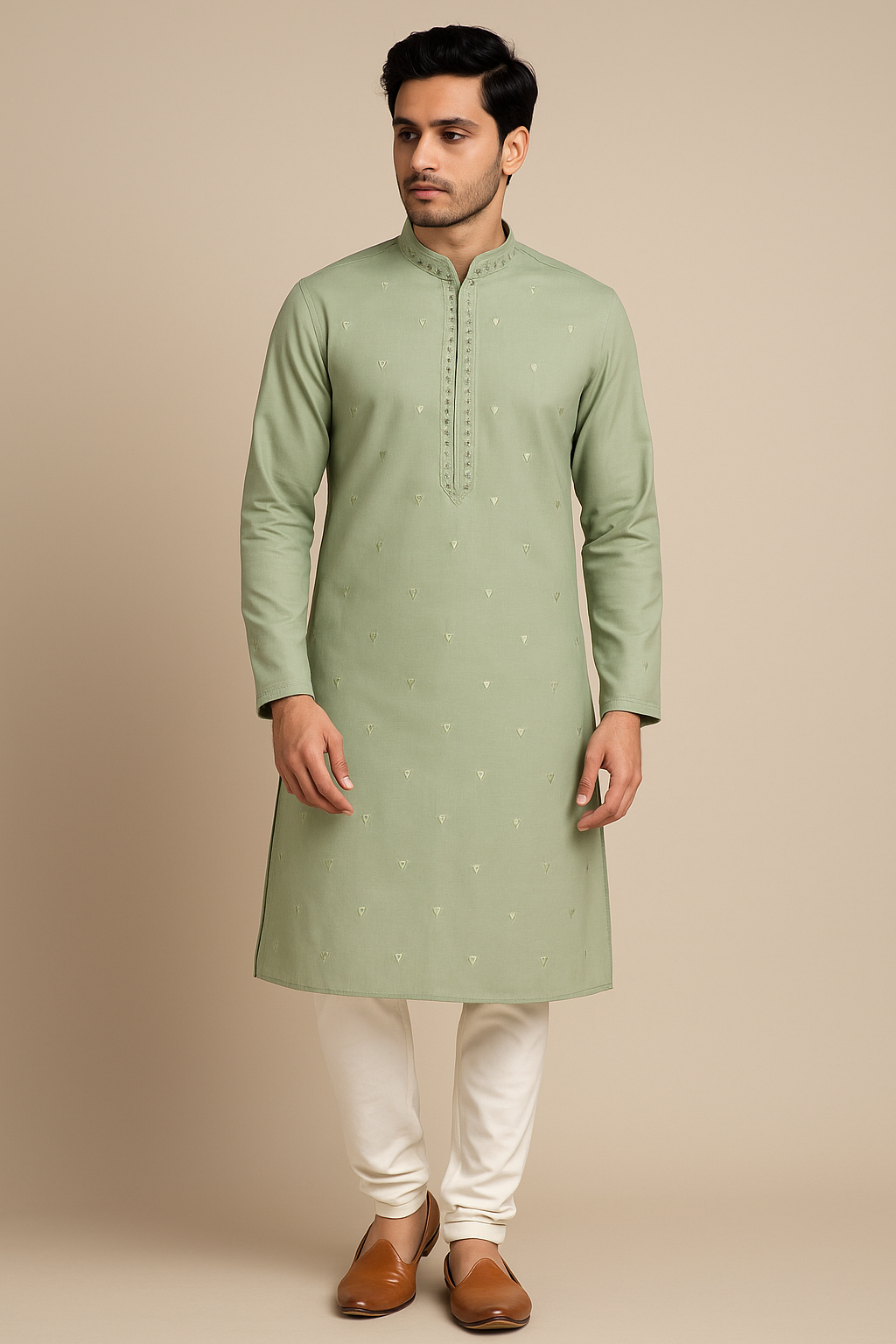 Mint Green Festive Men’s Kurta