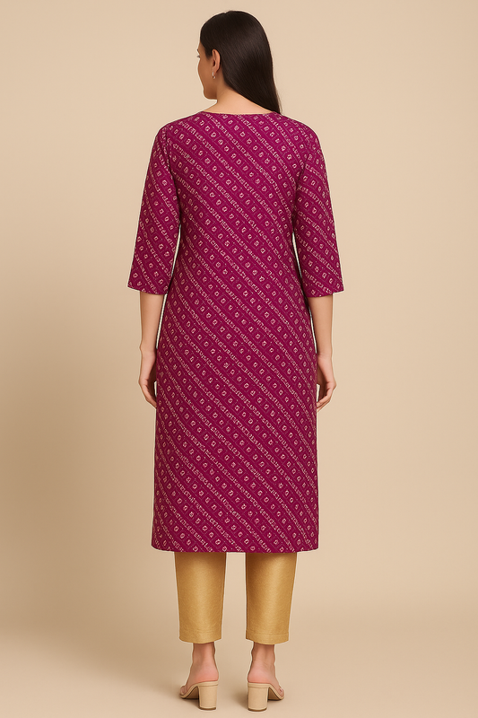 Regal Nazar Butta Embroidered Long Kurta