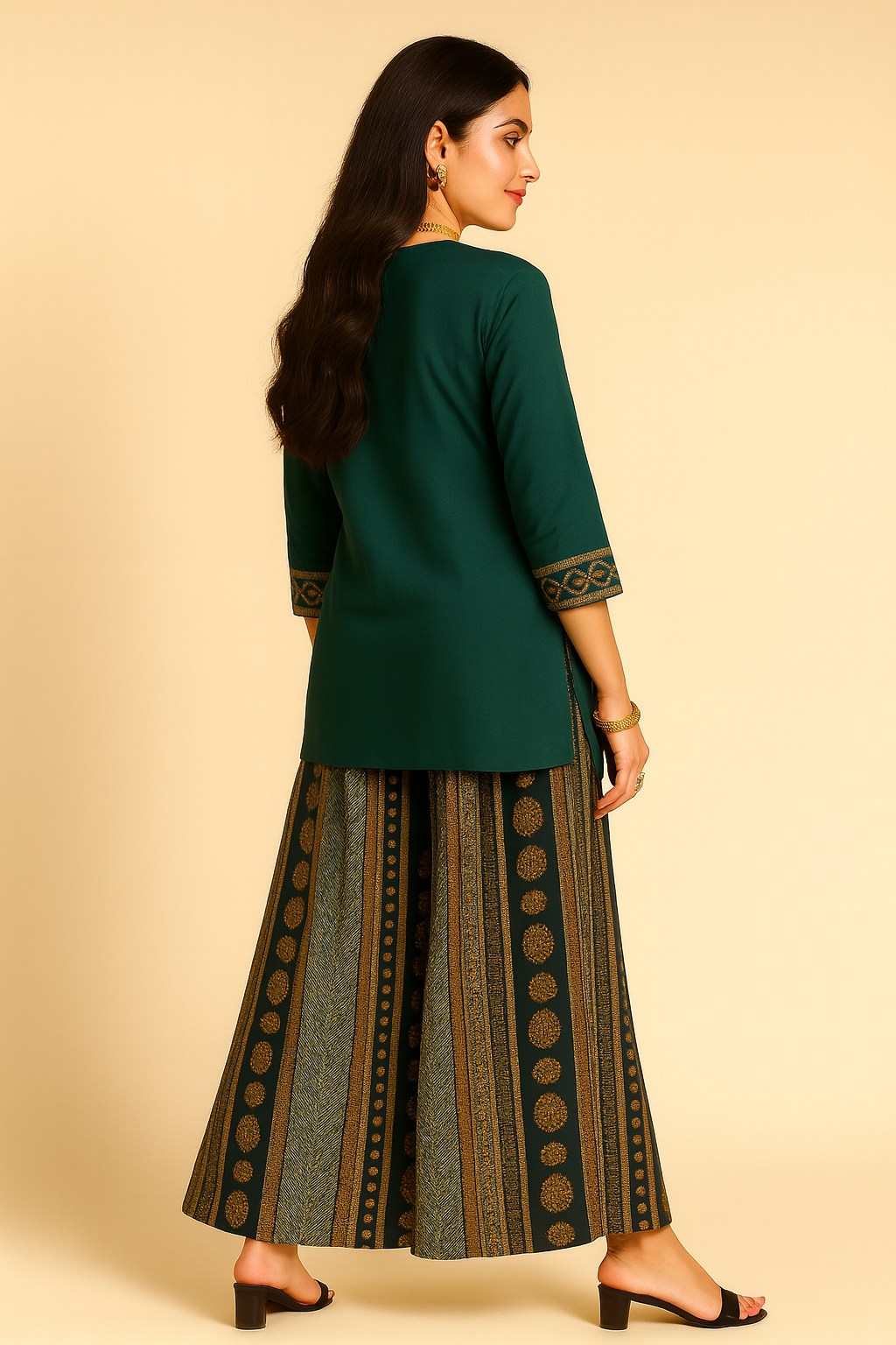 Midnight Teal Harmony Set for Women