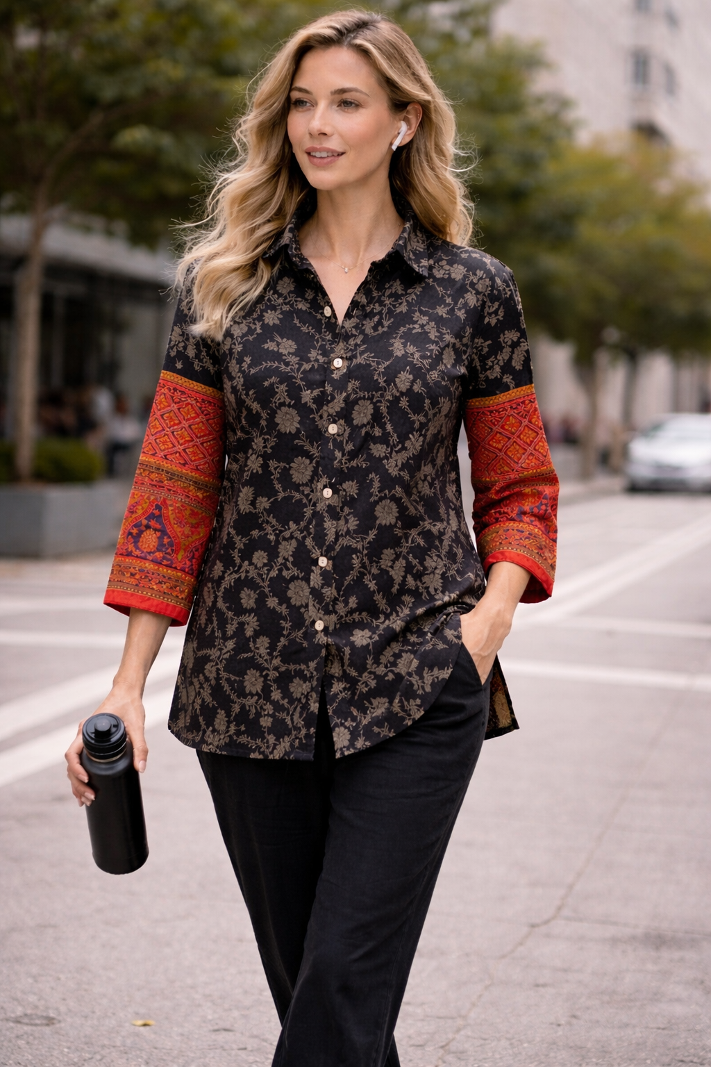 Royal Rust Short Kurta Top