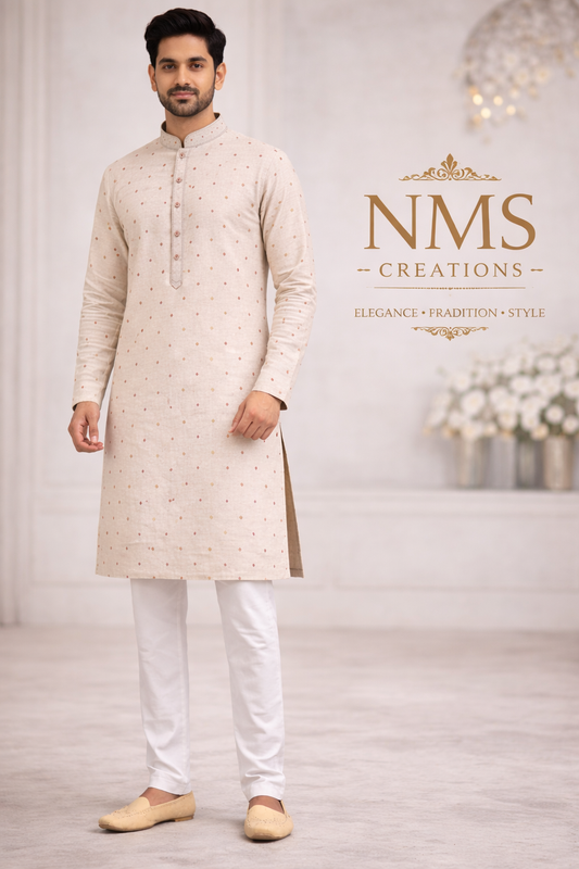 Men’s Ivory White Kurta