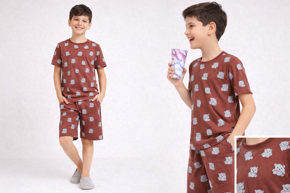 Boy's Night Suit - Shorts Set