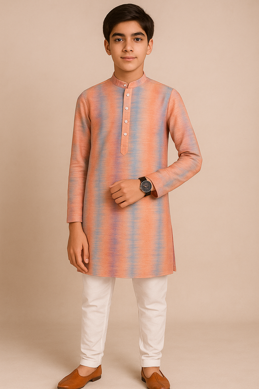 Boys Traditional Kurta & Churidar Set