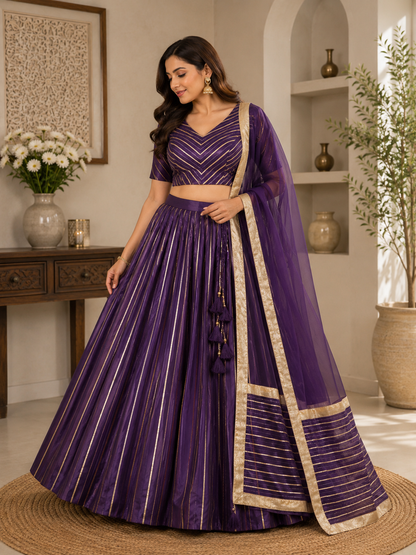 Lehenga Choli Set with Dupatta for Women
