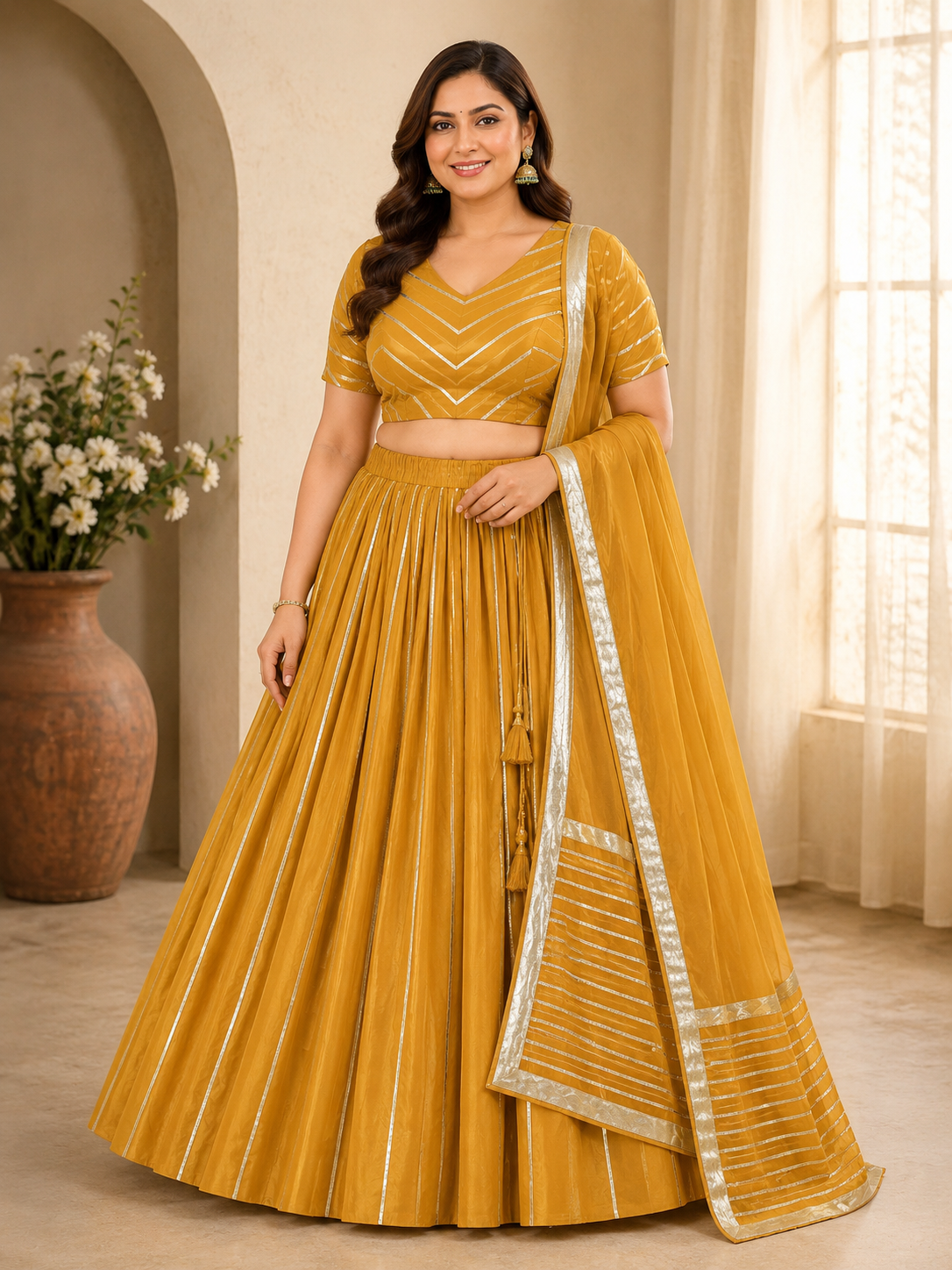 Lehenga Choli Set with Dupatta for Women