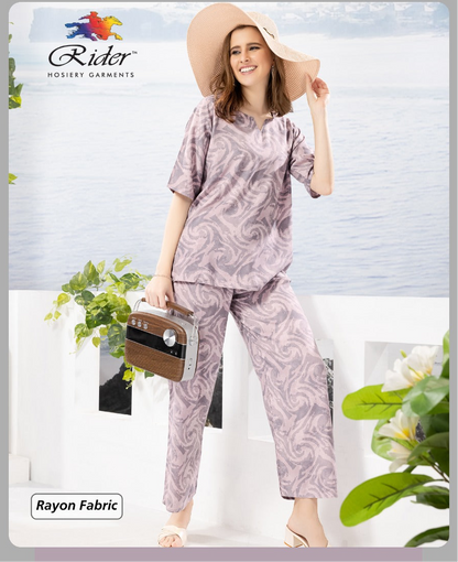 Women’s Rayon Pijama Suit