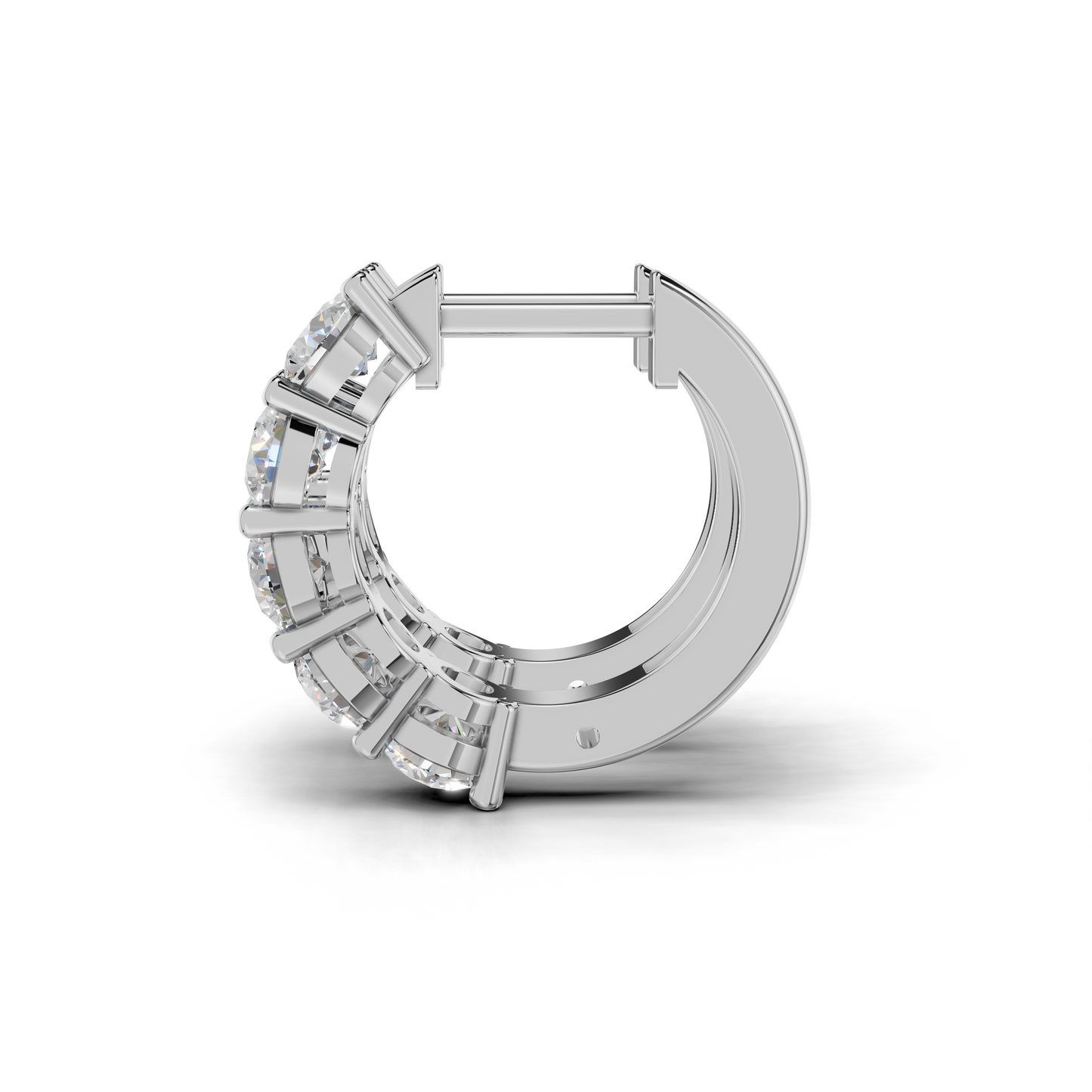 Dazzling Diamond Hoop Earrings
