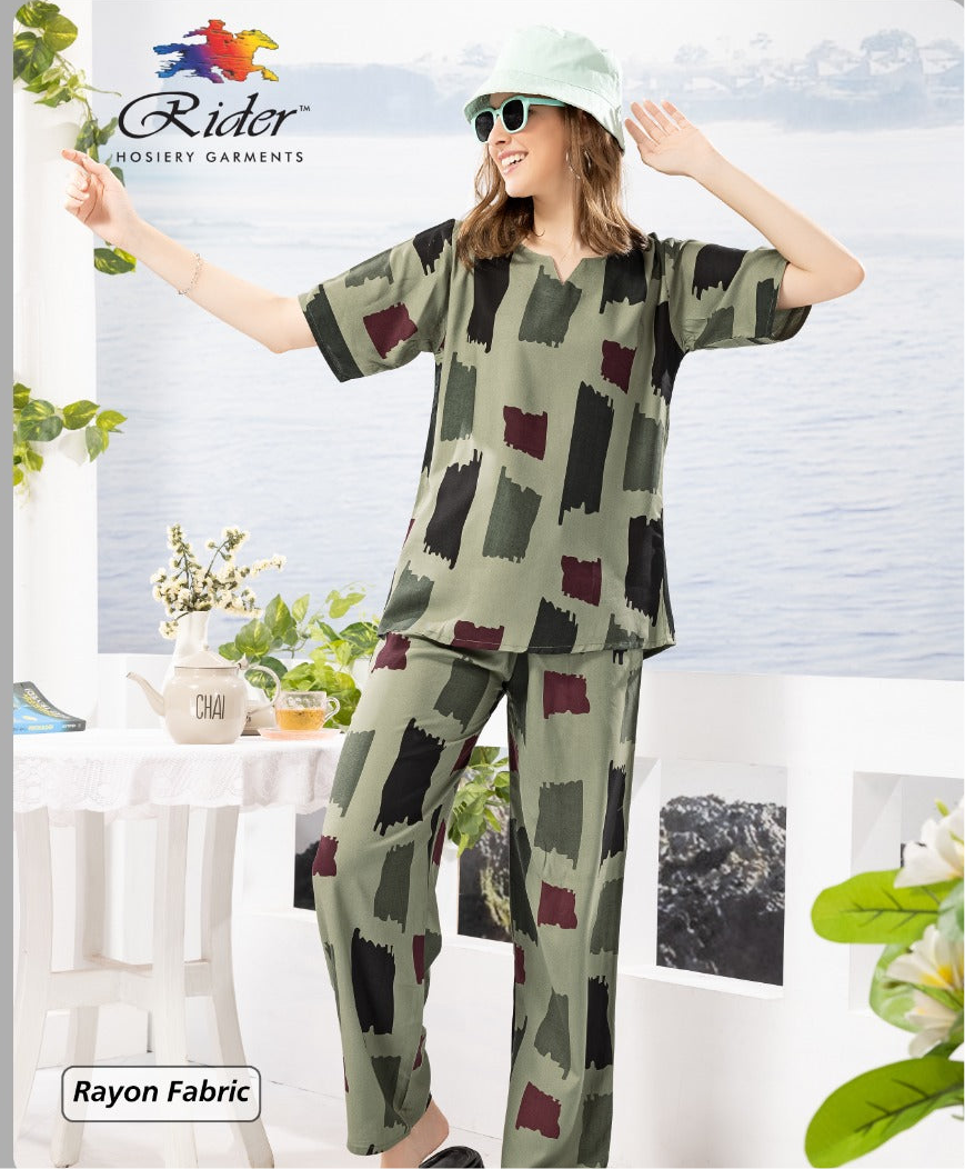 Women’s Rayon Pijama Suit