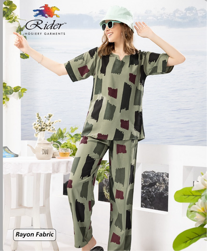 Women’s Rayon Pijama Suit