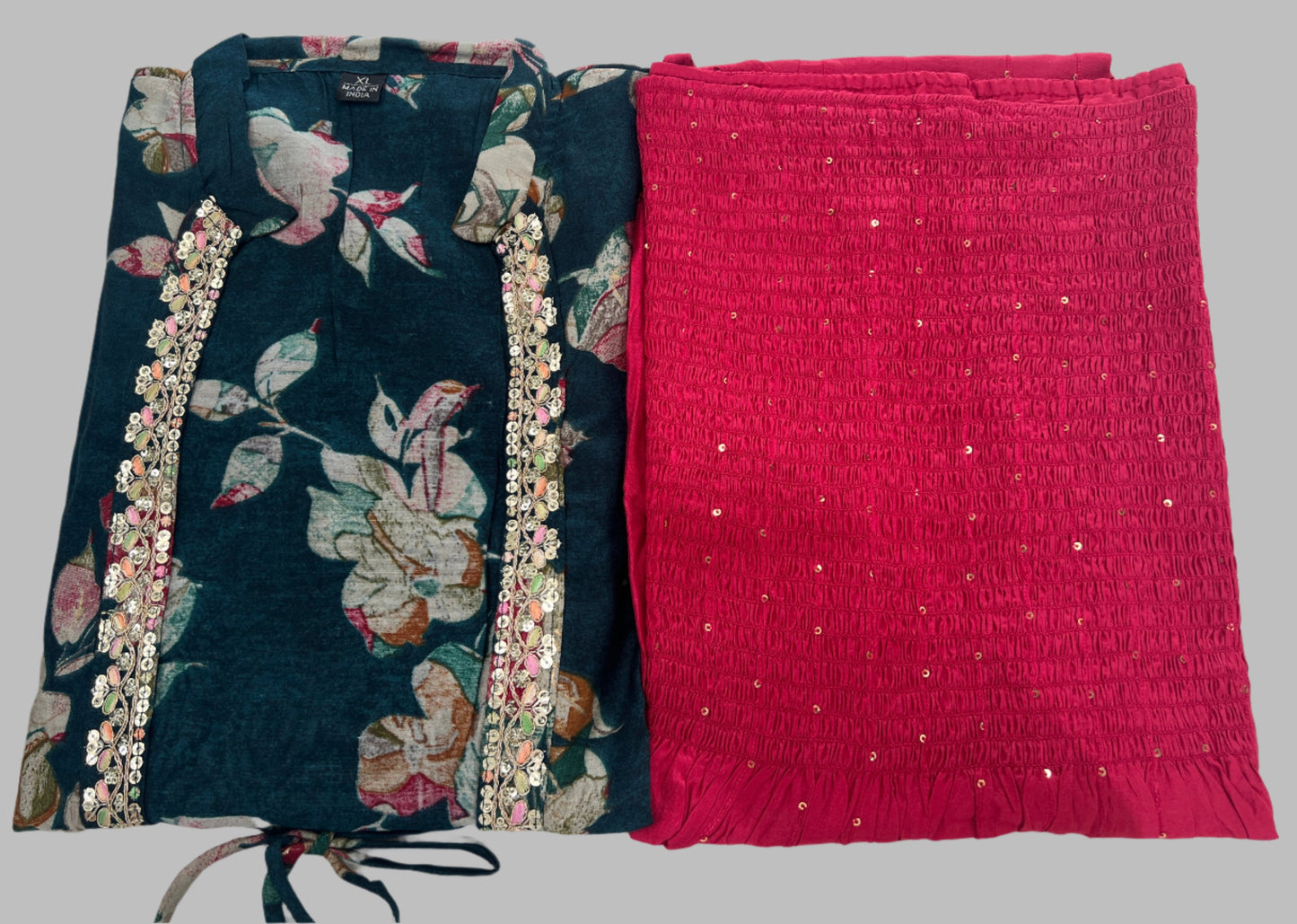 Indo Western Gown with a designer shrug