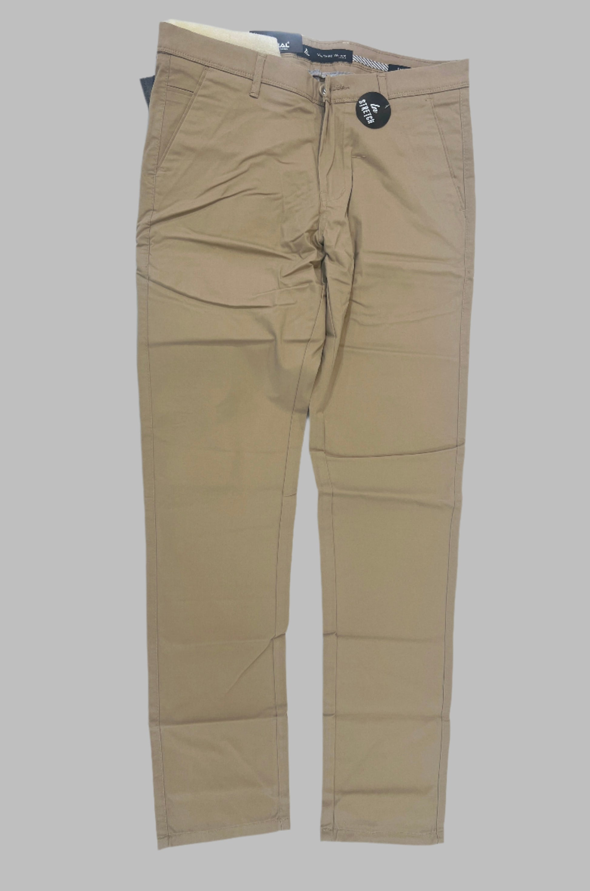 Khaki beige Nero cotton chinos – garment detail