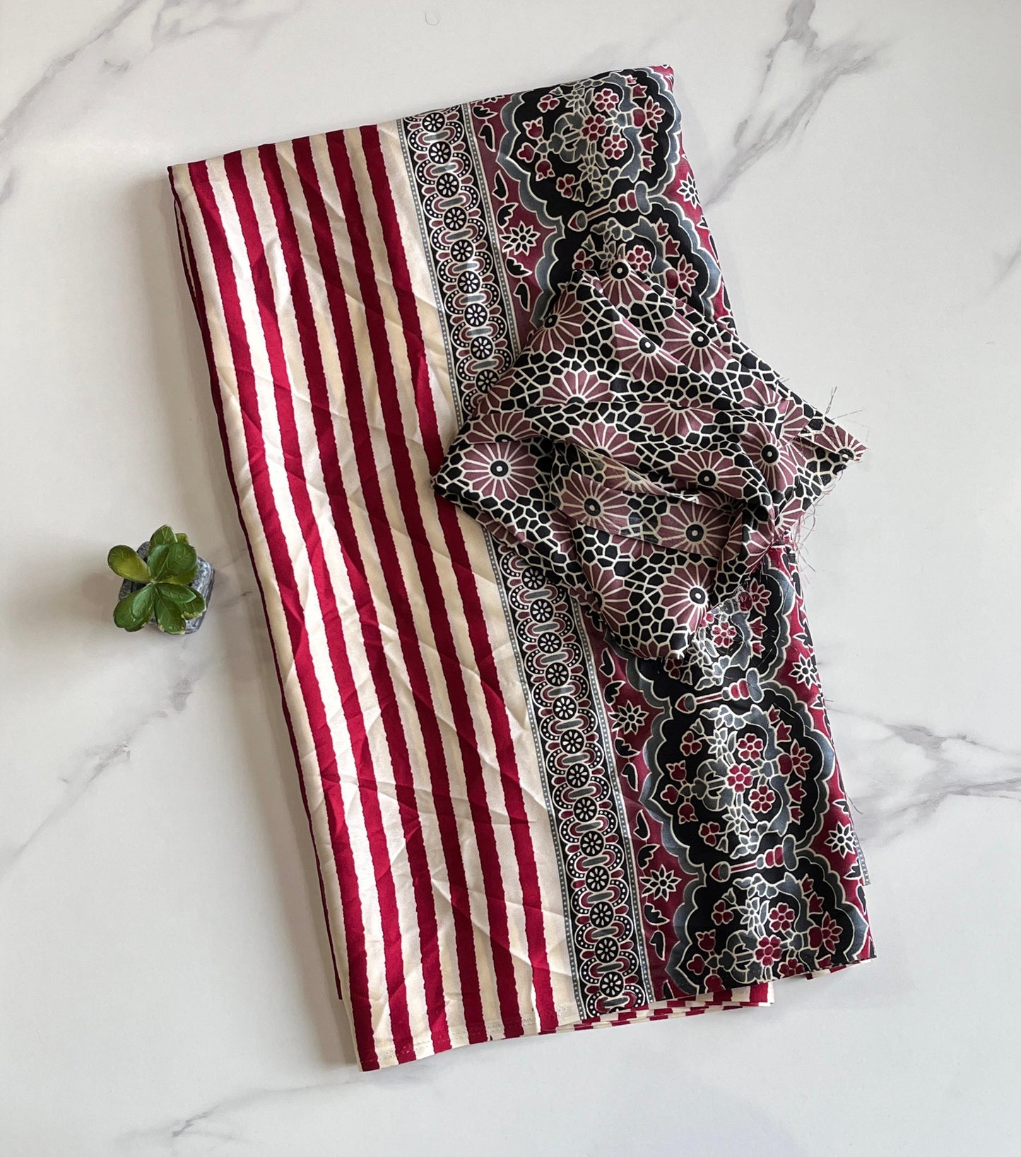 Crepe Silk Digital Print Saree