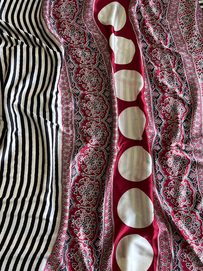 Crepe Silk Digital Print Saree