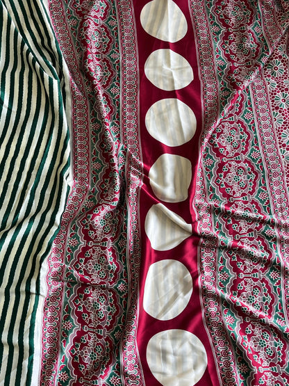 Crepe Silk Digital Print Saree