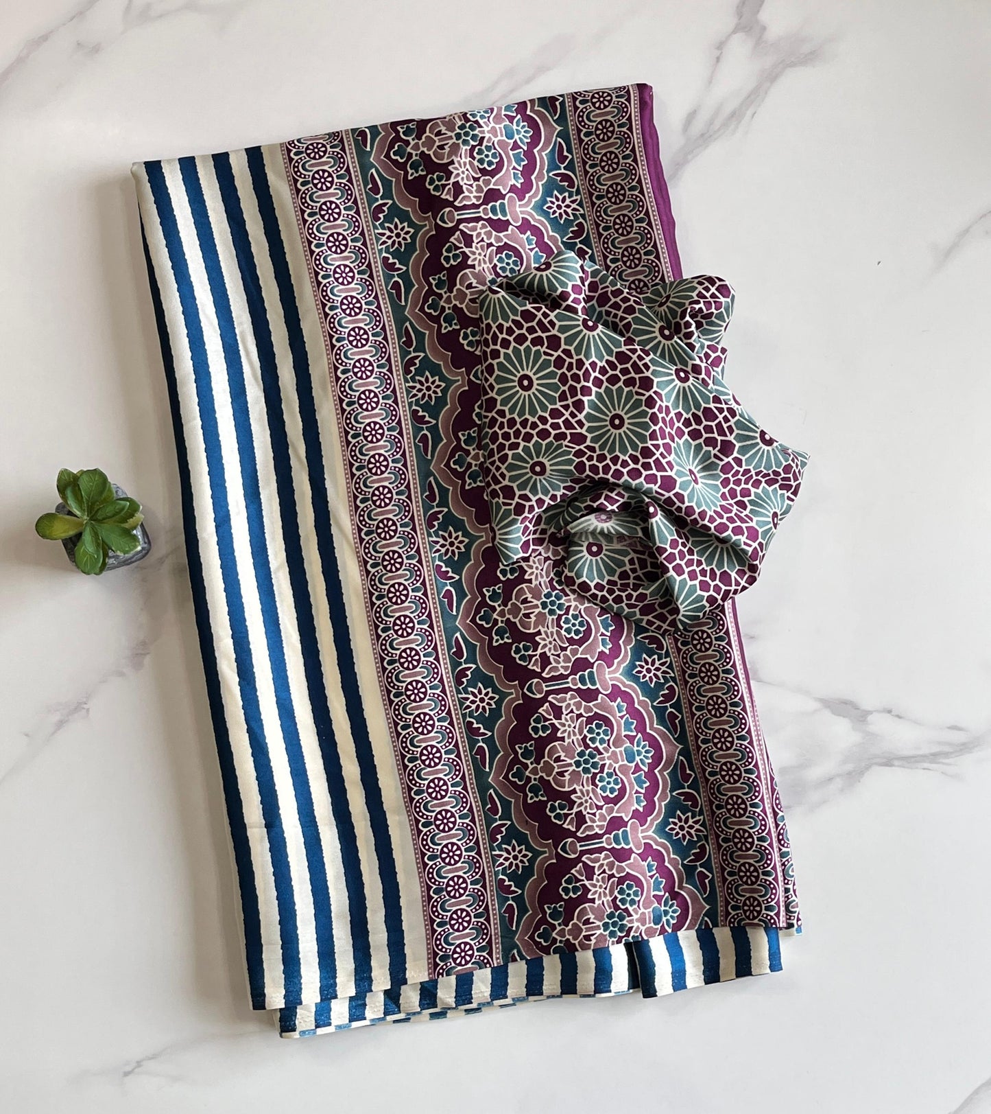 Crepe Silk Digital Print Saree