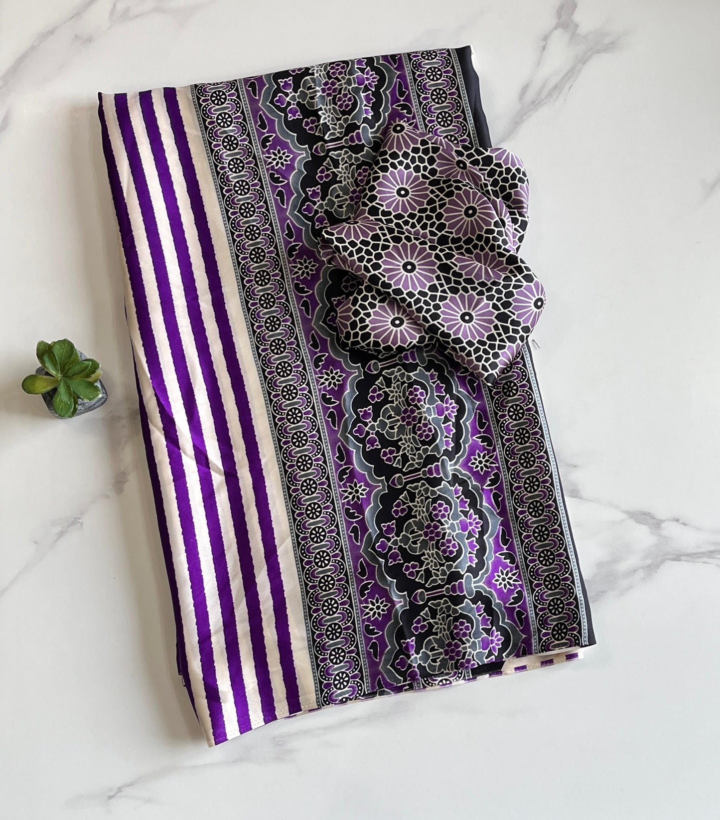 Crepe Silk Digital Print Saree