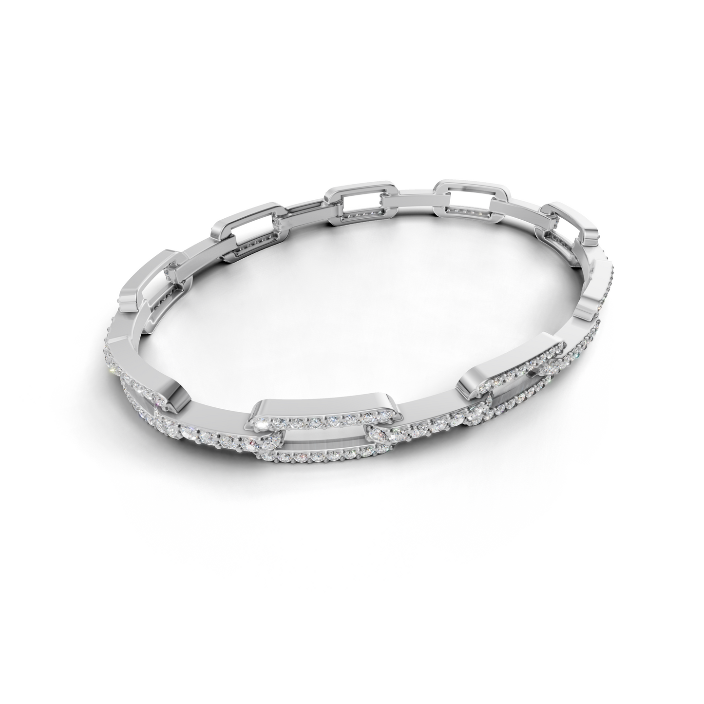 Dazzling Diamond Link Bracelet - Modern Luxury