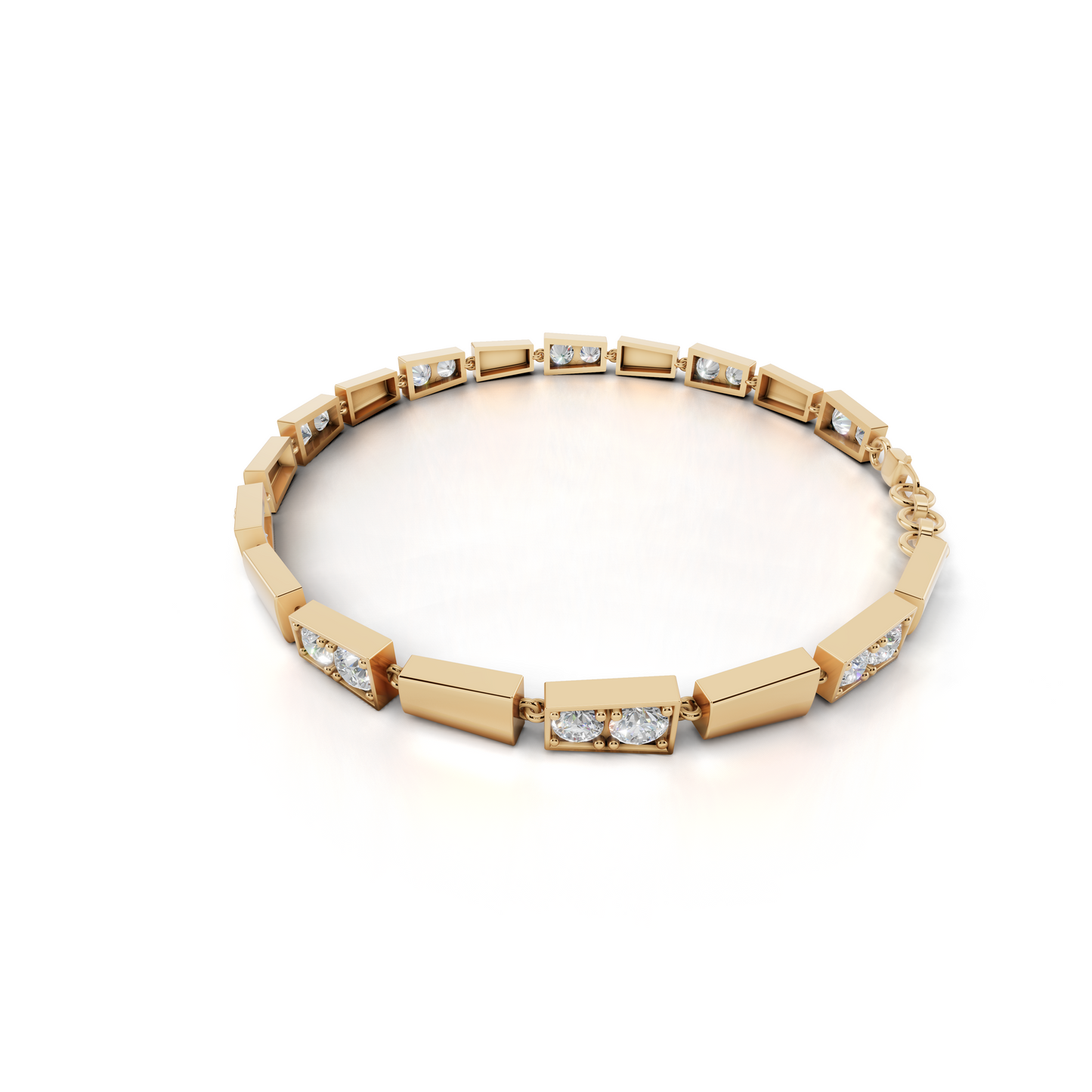 Dazzling Diamond Tennis Bracelet in Modern Elegance
