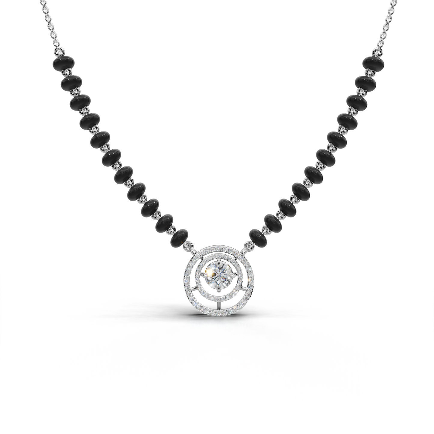 Elegant Diamond Mangalsutra: Modern Twist on Traditional Design