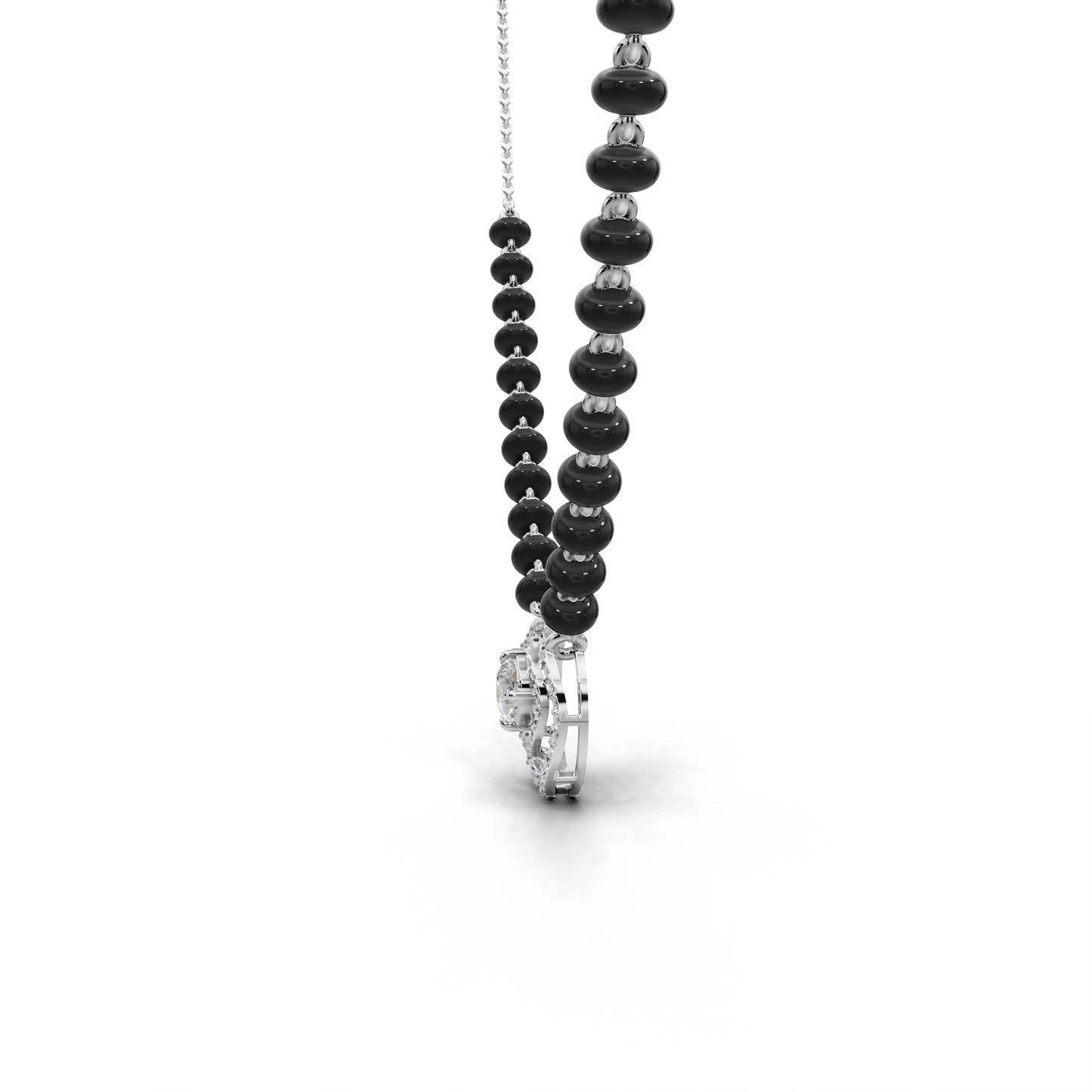 Elegant Diamond Mangalsutra: Modern Twist on Traditional Design