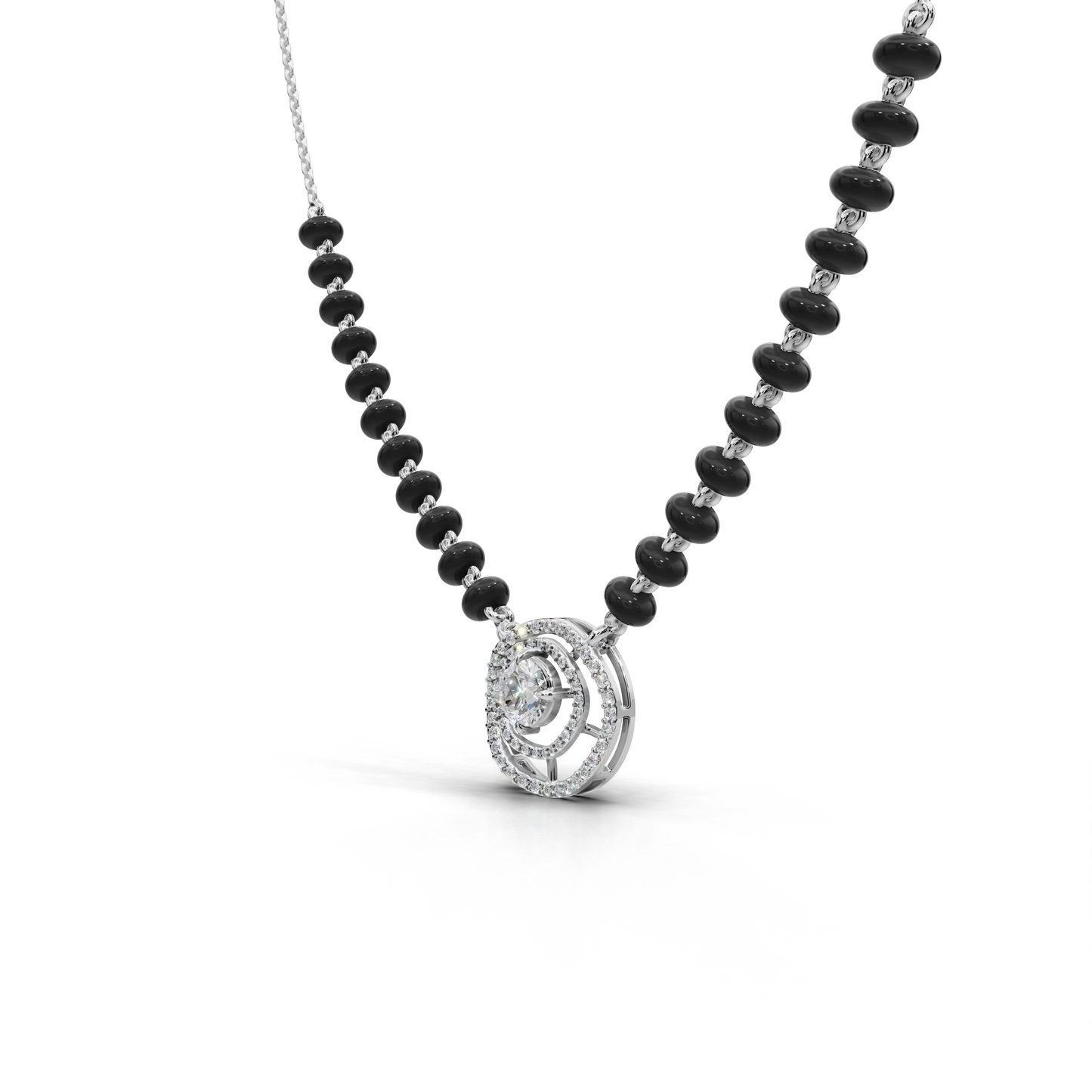Elegant Diamond Mangalsutra: Modern Twist on Traditional Design